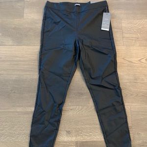 Faux leather leggings